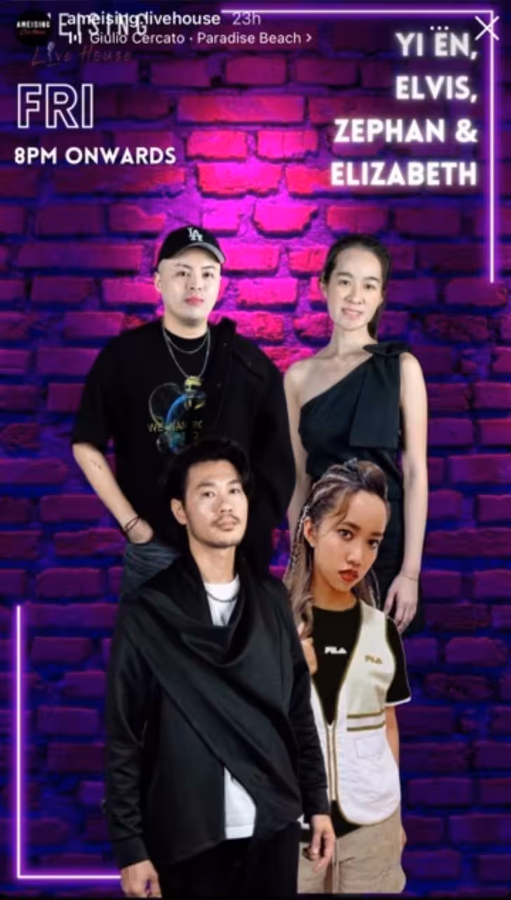 Chanel Sings performing at Ameising Singapore